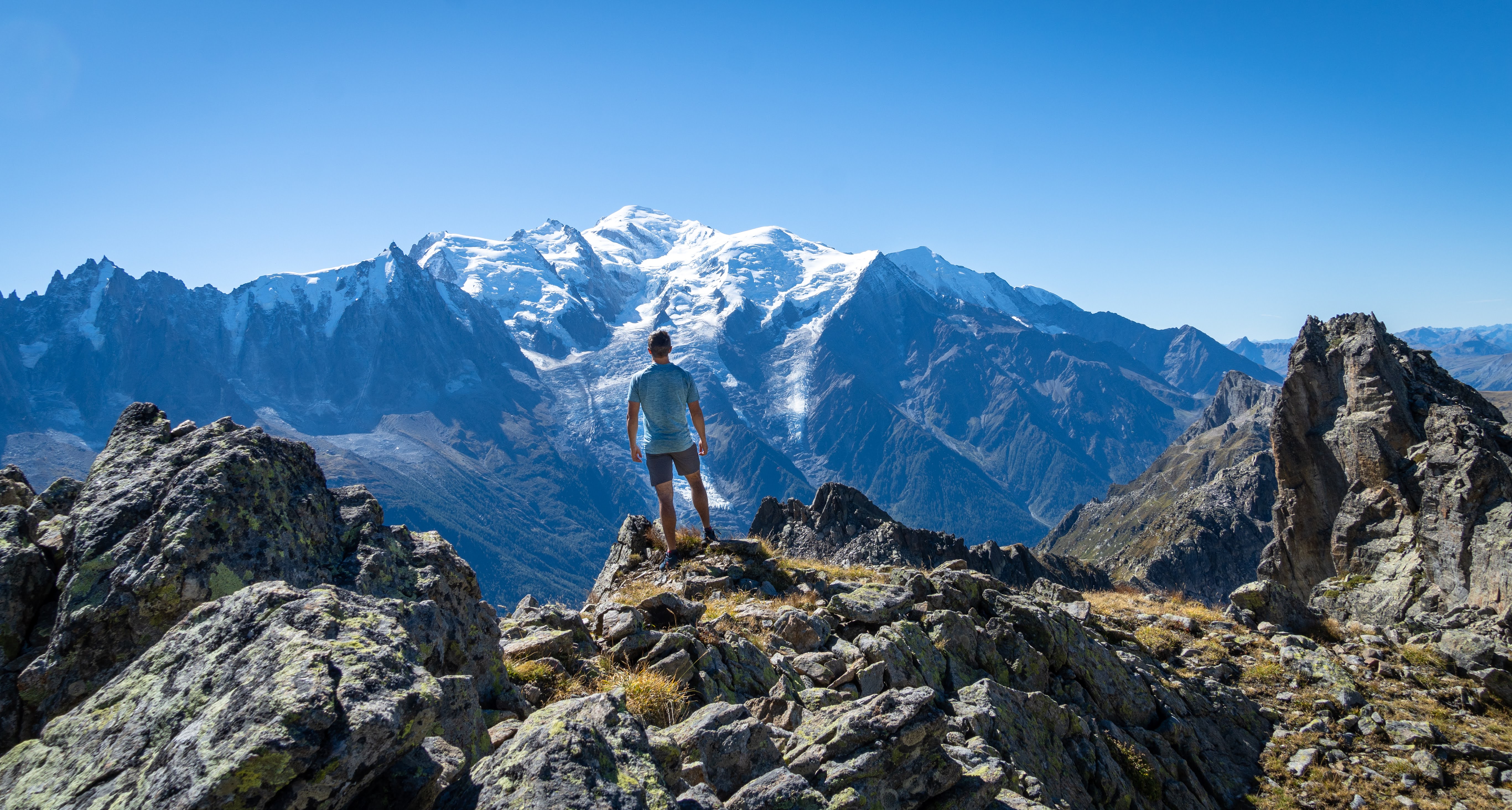 Looking at Mont Blanc